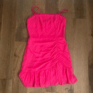 Pink Semi Formal Mini Dresss